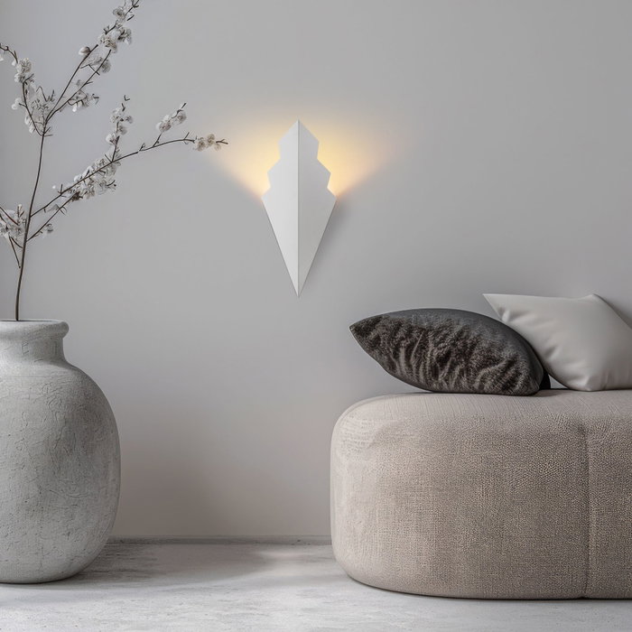 Opviq Arrow - 15173 Lámpara de Pared de Metal Blanco